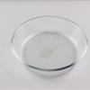 Apanis Plato de Vidrio Redondo Plato de Frutas Molde para Hornear Casero Bandeja para Hornear Horno para Horno Microondas