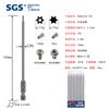 Broca Hexagonal Sgs S2 Bobina Magnética Forte Broca para Parafusadeira Elétrica com Furo Hexagonal Flor de Ameixa Broca Sólida para Furadeira Elétrica Manual