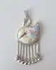 Joyería Miao de Plata Hecha a Mano para Mujeres, Joyería Bordada de Estilo Étnico, Nuevos Diseños de Bordado