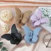 Presilha de Borboleta com Brilho Fosco Estilo Fairy Girly, Presilha Elegante de Cabelo Trançado, Presilha Fofa e Doce Estilo Ins