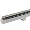 Lámpara de pared LED Yimei para exteriores, impermeable, 18W/24W/36W, iluminación amarillo cálido, 512 RGBW, lámpara de proyección de línea colorida