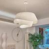 Lámparas y Faroles de Estilo Japonés Moderno Sencillo para Hogar, Comedor, Sala de Estar, Dormitorio con Estilo Fresco, Lámpara de Techo de Tela Distintiva para Cafetería, Bar, Mesa