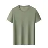 Camiseta de Manga Corta con Cuello Redondo Disan Ice Pearl 70D 175G 10A Antibacterial, Transpirable y Cómoda, Adecuada para el Uso Diario, con Logo Estampado y Bordado