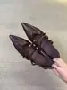 2026 Zapatos de Salón Mary Jane Nuevos Elegantes Retro Franceses con Punta Aguda Tacón Grueso de 4 cm Versátiles para Ir al Trabajo Corte Bajo