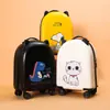 Maleta Infantil con Estampado de Selección de Fábrica Premium para Niños y Niñas, Diseño de Dibujos Animados, Maleta de Mano de 18 Pulgadas con Ruedas Universales y Candado de Combinación