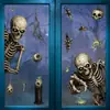 Decoração de Halloween Teia de Aranha Caveira Horror Adesivo Estático para Janela Venda Quente Transfronteiriça Amazon Decalque de Janela