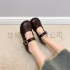 2026 Primavera/Otoño Nuevo Moda Casual de Comercio Exterior Zapatos de Salón Mary Jane con Hebilla de Correa Única Franceses Zapatos de Correa Única Transfronterizos
