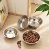 Tazón para Mascotas de Acero Inoxidable: Plato Antideslizante y Duradero para Comida y Agua para Gatos y Perros, Fácil de Limpiar y a Prueba de Mordidas