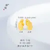 Acessórios DIY de ouro fosco de longa data, fecho de ouro japonês, pingente de bolsa, pingente de pulseira, pingente de colar