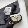 Este ano, o design de nicho popular, bolsa de contraste 2024, nova bolsa feminina, moda, bolsa mensageiro, textura, bolsa de sela