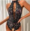 Lingerie Europeia e Americana para Comércio Exterior Transfronteiriço, Lingerie Erótica Feminina, Lingerie Sexy, Body Qqny, Transparente