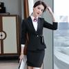 Ropa de trabajo nueva para otoño e invierno, moda de trabajo, traje, falda ol para mujer, moda estilo occidental, uniforme de azafata, uniforme de recepción para mujer
