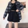 Talla grande Shorts Casuales Negros para Mujer Verano Nuevo Niñas Gorditas Cintura Alta Adelgazantes Pantalones de Pierna Ancha High Street Ins Trendy