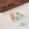 Acessório de nail art de strass rosa octogonal sem fundo, popular nas redes sociais, decoração de nail art de strass grande rosa milênio multifacetada super brilhante