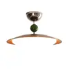 Lámpara de techo UFO Digya moderna minimalista color crema para dormitorio, diseño creativo, para estudio retro, luz de techo amigable con la vista para casas de huéspedes