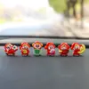 Nuevo Estilo Dios de la Riqueza Decoración para Coche Dibujos Animados Lindo Adorno para Pantalla de Navegación del Tablero Decoración Adhesiva para Coche Eléctrico