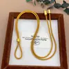 Cuerda Trenzada, Cuerda Estilo Joyería de Alta Gama, Cordón para Collar de Joyería Premium, Compatible con Cordón para Colgar Colgantes Chapados en Oro, Universal