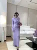 Conjunto de Duas Peças de Cor Pura de Alta Qualidade e Alto Peso Contendo Lã Nova Moda Versátil Elegante Cardigã Tricotado Saia