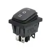 Interruptor basculante impermeable Kcd4 con 4 pines, 2 posiciones, con luz, interruptor de alimentación de alta corriente 16A, interruptor basculante para equipos mecánicos