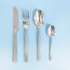 Cubiertos Columna Romana Acero Inoxidable 304 Cubiertos Occidentales Cuchillo Tenedor Cuchara Cuchillo para Bistec Cubiertos Columna Romana Espesados Cuchillo Tenedor Cuchara