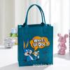 Fabricante Personalizado Venta al Por Mayor 24 Celebridad de Internet Bolsa de Fieltro Bolso Impreso Muñeco de Dibujos Animados Bolsa de Tutoría Souvenir Personalizado