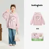 Moletom com Capuz Estampado Doce Infantil Manga Longa Festa Divertida Meninas Pudding Haru Lançamento Primavera 2026