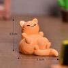 Animales codiciosos micro paisaje diy bonsái pequeños adornos cartón gato y perro lindos animales de resina accesorios de jardinería