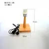 Base de lámpara de mesa de madera maciza base de madera portalámparas enchufable base de tornillo e27 base e14 bricolaje con cable con interruptor base de lámpara de mesa