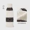 Cobre-meias de tricô, meias curtas para outono e inverno, efeito emagrecedor, estilo Y2K, padrão fair isle espessado, aquecedores de perna retrô japoneses para mulheres