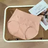 Calcinhas Femininas de Algodão Cintura Alta, Algodão Total, Gancho Estendido, Tamanho Grande, Controle de Barriga, Aderente aos Quadris, Novo Estilo, Amigável à Pele, Respirável, Algodão Puro, Refrescante e Confortável