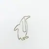Novos Clips de Papel de Doze Animais, Clipe de Papel Formato Criativo Gato Balançando, Personalização de Clip de Papel Formato Especial Cartoon