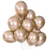Balões de Aniversário Amazon 10 polegadas Conjunto de Balões de Cor Sólida Balões para Decoração de Feriado Balões Metálicos Foscos Maca