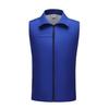 Camisa de publicidad de fábrica en grupo, impresión - Actividad Zhiren, chaleco de una sola capa, grosor medio, azul zafiro colorido, cremallera lateral reflectante