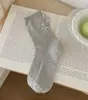 Calcetines Florales Retro Suaves con Lazo Otoño Invierno para Mujer de Media Pantorrilla Versátiles Sin Costuras Modernos de Algodón Calcetines Sueltos para Mujer