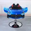Silla de Peluquería Infantil de Coche de Moda Eléctrica Juguete de Dibujos Animados Silla Elevadora de Corte de Pelo Tienda de Peluquería