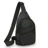 Bolso de Pecho para Hombre de Alta Gama Tejido Suave de PU Bolso Cruzado Ropa de Trabajo de Negocios para Hombre Mochila Deportiva de Viaje de Ocio Bolso de Pecho