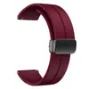 Fabricante Adequado para Xinhua Gt5 Samsung Watc6 Xiaomi S4 Honor Pulseira de Relógio Silicone Magnético Dobrável Fivela Dobrável Pulseira de Relógio 22