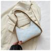 Bolso bandolera de diseño nicho con costuras de coche Nuevo Invierno 2023 para ir al trabajo, estilo occidental, bolso de mano, bolso de hombro de moda para mujer