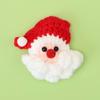 Terminado transfronteiriço artesanal Papai Noel Papai Noel broche hairpin lã de malha de malha buquê Acessórios Atacado