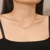 Colar com Pingente de Flor Moda Transfronteiriça 2024 Colar com Zircônia Cúbica Brilhante Joias Personalizadas Novo Estilo Feminino