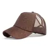 AliExpress nueva gorra de béisbol con visera para mujer, apertura en la espalda, lentejuelas rosa brillante, rosa dorado, coleta, sin marca CC, para primavera y verano