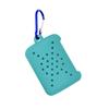 Stock Listo Estuche de Silicona para Toalla Deportes al Aire Libre Toalla de Enfriamiento de Secado Rápido Bolsa de Silicona con Mosquetón Estuche de Almacenamiento Venta al por Mayor