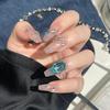 Hua Zi 4390 Mesmo Estilo Gotas de Água Nail Art Diamantes Ornamentos Novo Estilo Estrela Cintilante Meteorito de Montanha Forma de Pera Pontiaguda Forma Especial Vidro de Cristal