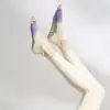 Calcetines de Yoga de Longitud Media con Degradado Otoño e Invierno para Mujer, Calcetines Antideslizantes Específicos para Pilates, Algodón Profesional para Deportes y Fitness al por Mayor Calcetines Gruesos