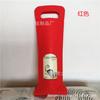 Bolsa de Fieltro Grueso para Vino, Bolsa Protectora para Botella de Vino, Bolsa para Vino con Patrones Huecos Personalizables, Serigrafía de Logotipo, Almacenamiento Hecho a Mano