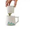 Taza de Agua de Negocios Jiangshan Regalo Logo Souvenir de Evento Corporativo Regalo de Reunión Anual de la Empresa para Clientes Regalo Conmemorativo de Aniversario