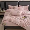 Conjunto de Cuatro Piezas de Muebles para el Hogar Estilo Nórdico Simple con Sábanas Ajustables, Juego de Cama, Conjunto de Cuatro Piezas para Dormitorio de Estudiante al por Mayor