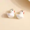 Explosões Transfronteiriças Acessórios de Resina DIY Brincos Pingente de Pato Fofo Simulation Colar Pingente para Bolsa Pulseira