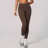 2026 Novo Calça Longa Esportiva de Corrida Fitness de Secagem Rápida, Cintura Alta Sem Costura, Controle da Barriga, Levanta Quadril, Ajustada ao Corpo 4535