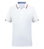 Serie Hongzhan Jacquard de Negocios Solapa Doble Ropa de Trabajo Camisa Polo Camiseta Ropa de Trabajo para Hombres y Mujeres Bordado de Logo Grupo